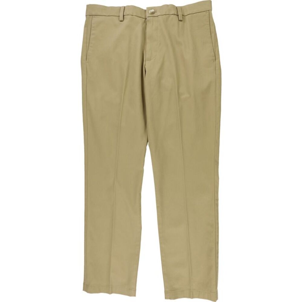 Dockers Mens Signature Iron-Free Stain Defender Slim-Fit Straight Leg Slim Kh...